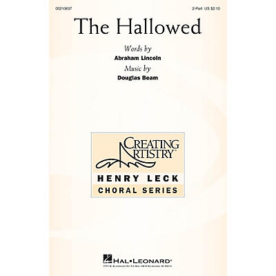 Hal Leonard The Hallowed 2-Part composed by Douglas Beam