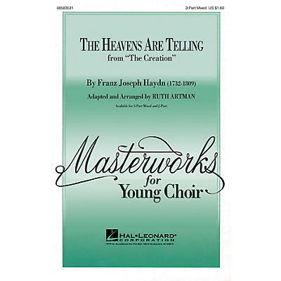 Hal Leonard The Heavens Are Telling 3-Part Mixed arranged by Ruth Artman