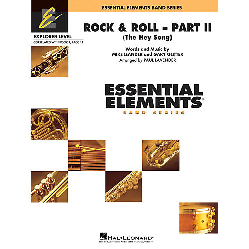 Hal Leonard The Hey Song (Rock & Roll - Part II) Concert Band Level 0.5 Arranged by Paul Lavender