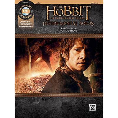Alfred The Hobbit - The Motion Picture Trilogy Instrumental Solos for Strings Cello Book & CD Level 2-3 Songbook