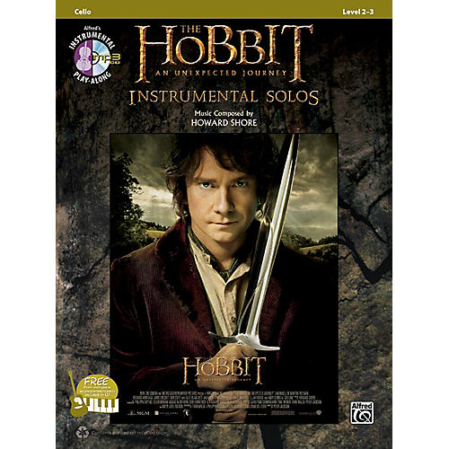 The Hobbit: An Unexpected Journey Instrumental Solos for Strings Cello (Book/CD)