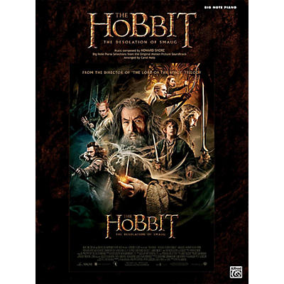 Alfred The Hobbit The Desolation of Smaug Big Note Piano Book