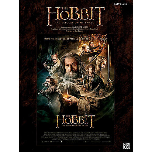 Alfred The Hobbit The Desolation of Smaug Easy Piano Book