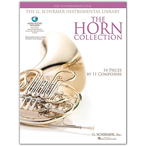 The Horn Collection Easy To Intermediate Horn/Piano G. Schirmer Instr Library Book/Online Audio