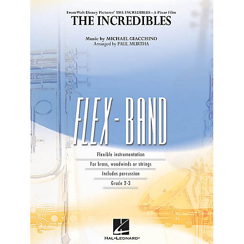 Hal Leonard The Incredibles Concert Band Level 2-3 Arranged by Paul Murtha