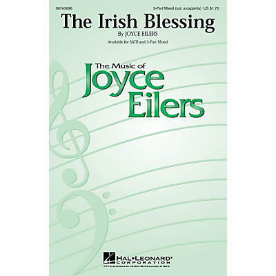 Hal Leonard The Irish Blessing 3-Part Mixed opt. a cappella composed by Joyce Eilers