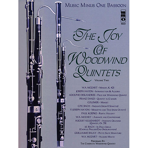 Music Minus One The Joy of Woodwind Quintets - Volume Two Music Minus One Series Softcover with CD Composed by Various