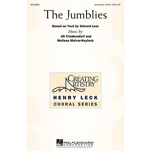 Hal Leonard The Jumblies UNIS/2PT composed by Melissa Malvar-Keylock