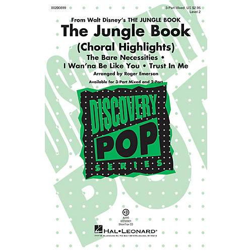 Hal Leonard The Jungle Book (Choral Highlights) (Discovery Level 2) ShowTrax CD Arranged by Roger Emerson