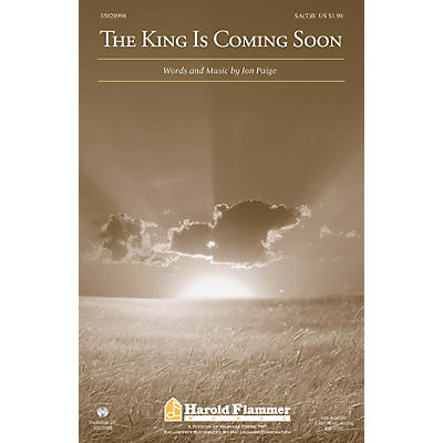 Shawnee Press The King Is Coming Soon Studiotrax CD Composed by Jon Paige