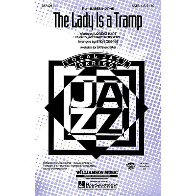 Hal Leonard The Lady Is a Tramp SATB arranged by Steve Zegree