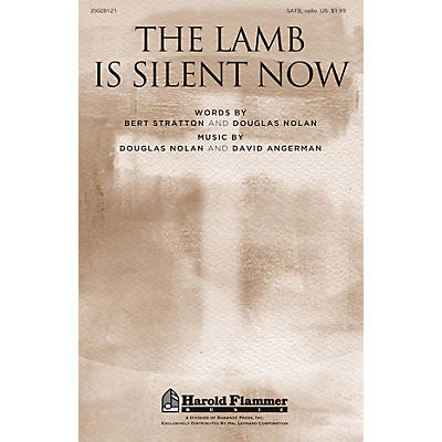 Shawnee Press The Lamb Is Silent Now SATB W/ CELLO composed by David Angerman