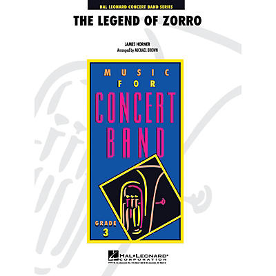 Hal Leonard The Legend of Zorro - Young Concert Band Level 3 by Michael Brown