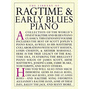 Music Sales The Library Of Ragtime And Early Blues Piano