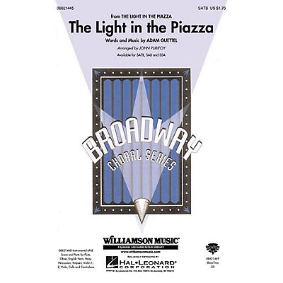 Hal Leonard The Light in the Piazza (from The Light in The Piazza) SATB arranged by John Purifoy