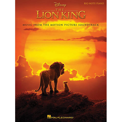 Hal Leonard The Lion King (Music from the Disney Motion Picture Soundtrack) Big Note Piano Songbook