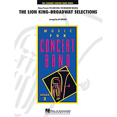 Hal Leonard The Lion King-the Musical Full Score Concert Band