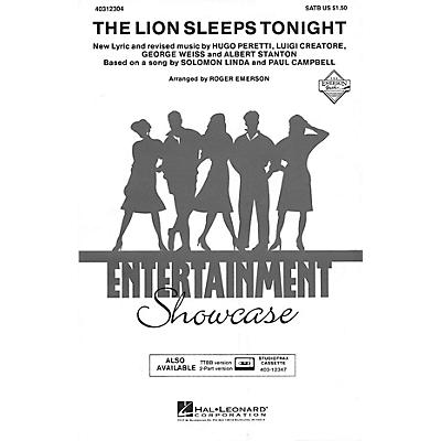 Hal Leonard The Lion Sleeps Tonight SATB arranged by Roger Emerson