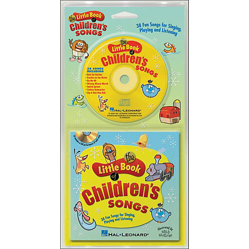 The Little Book Of Children's Songs Book/CD arranged for piano, vocal, and guitar (P/V/G)