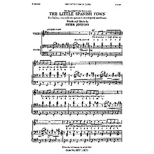 Novello The Little Spanish Town UNIS Composed by Peter Jenkyns