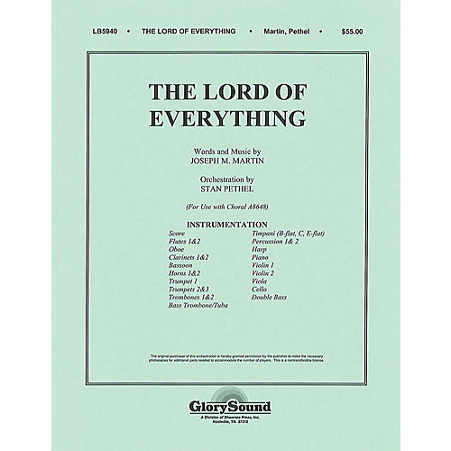 Shawnee Press The Lord of Everything Score & Parts composed by Joseph M. Martin