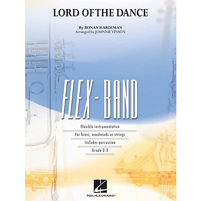 Hal Leonard The Lord of the Dance Concert Band Level 2-3 Arranged by Johnnie Vinson