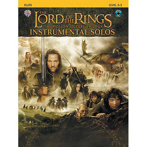 Alfred The Lord of the Rings Instrumental Solos Flute Book & CD