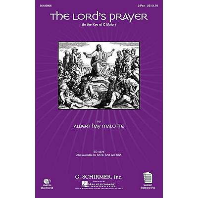 G. Schirmer The Lord's Prayer (in C, with Orchestra) 2-Part arranged by Janet Day