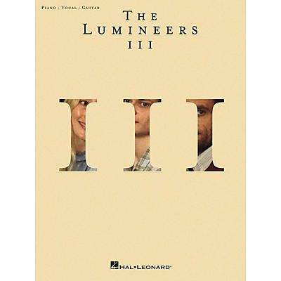 Hal Leonard The Lumineers - III Piano/Vocal/Guitar Songbook