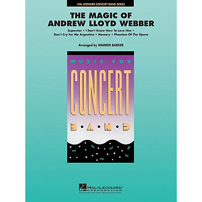 Hal Leonard The Magic of Andrew Lloyd Webber Concert Band Level 4 Arranged by Warren Barker