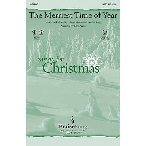 The Merriest Time of Year CHOIRTRAX CD Arranged by Billy Payne