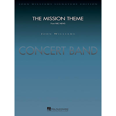 Hal Leonard The Mission Theme (from NBC News) (Deluxe Score) Concert Band Arranged by Paul Lavender