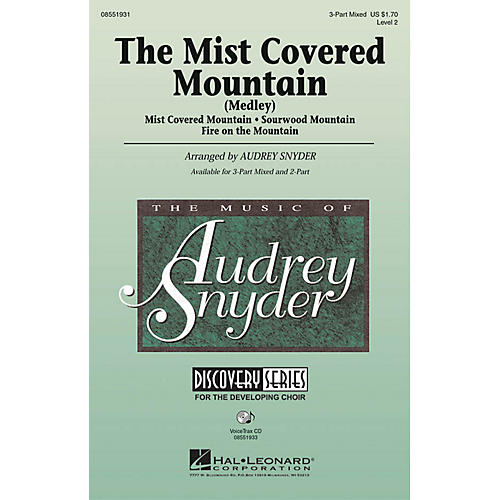 Hal Leonard The Mist Covered Mountain (Medley) 3-Part Mixed arranged by Audrey Snyder