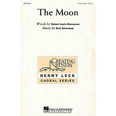 Hal Leonard The Moon Unison Treble composed by Bret Silverman