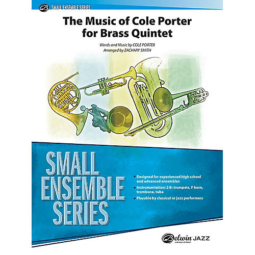 Alfred The Music of Cole Porter for Brass Quintet Concert Band Grade 3.5 Set