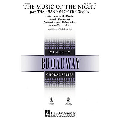 Hal Leonard The Music of the Night (from The Phantom of the Opera) SATB arranged by Ed Lojeski