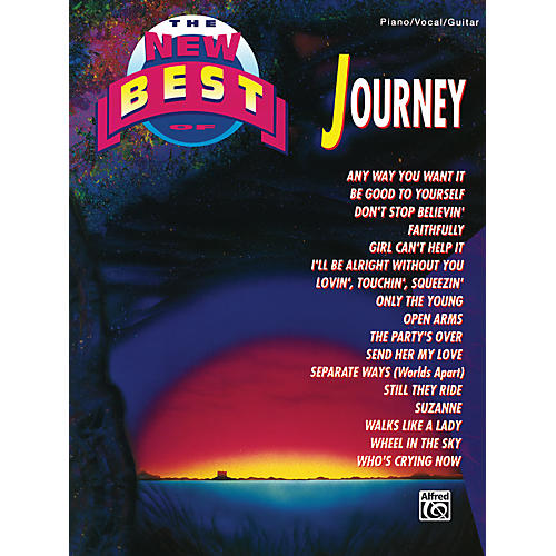 The New Best of Journey Piano/Vocal/Guitar Book