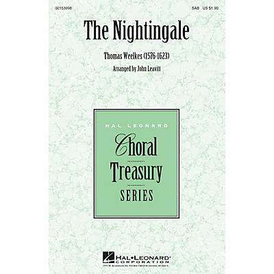 Hal Leonard The Nightingale SAB arranged by John Leavitt