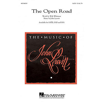 Hal Leonard The Open Road SAB Composed by John Leavitt