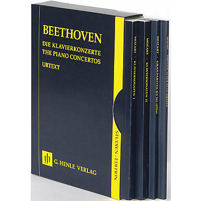 G. Henle Verlag The Piano Concertos No. 1-5 in a Slipcase (Study Score) Henle Study Scores Series Softcover