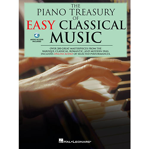 The Piano Treasury of Easy Classical Music Music Sales America Series Softcover with CD