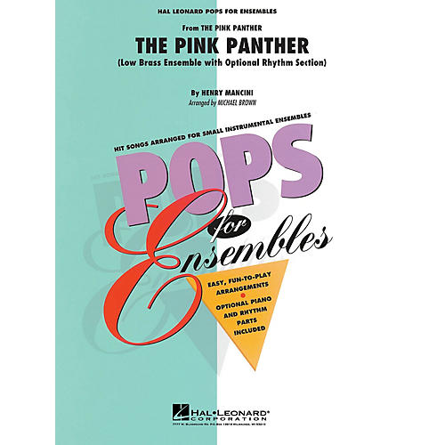 Hal Leonard The Pink Panther (Low Brass Ensemble (opt. rhythm section)) Concert Band Level 2-3 by Michael Brown