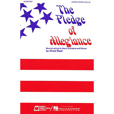 Edward B. Marks Music Company The Pledge of Allegiance SATB composed by Francis Bellamy