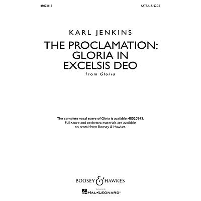 Boosey and Hawkes The Proclamation: Gloria in Excelsis Deo from Gloria SATB composed by Karl Jenkins