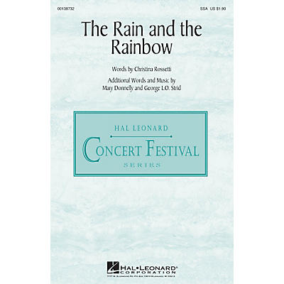 Hal Leonard The Rain and the Rainbow SSA composed by Mary Donnelly