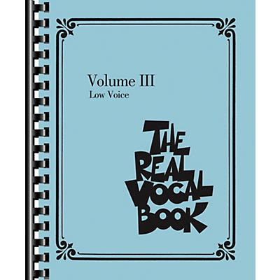 Hal Leonard The Real Vocal Book - Volume 3 - Low Voice