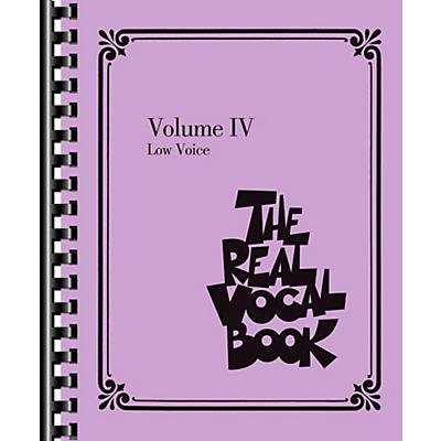 Hal Leonard The Real Vocal Book Volume 4 - Low Voice