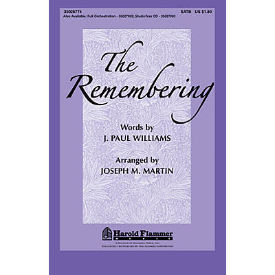 Shawnee Press The Remembering Orchestra Arranged by Joseph Martin