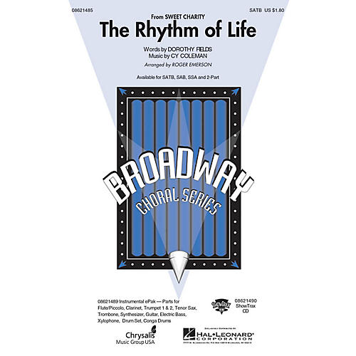 Hal Leonard The Rhythm of Life (from Sweet Charity) SATB arranged by Roger Emerson