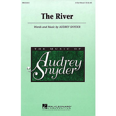 Hal Leonard The River 3-Part Mixed composed by Audrey Snyder